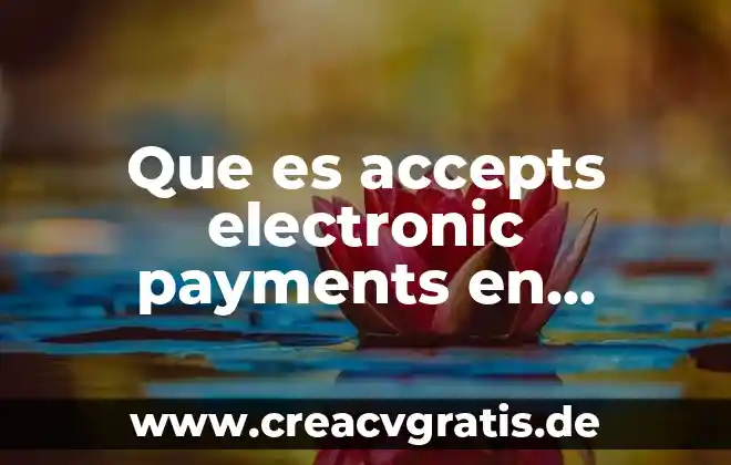Qué es un metáfora y ejemplos español 6 Que es accepts electronic payments en espanol