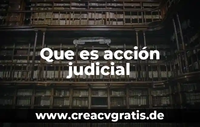Que es una accion preferente y comun 8 Que es acción judicial