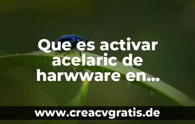 Que es activar el modo brige 6 Que es activar acelaric de harwware en spotufy