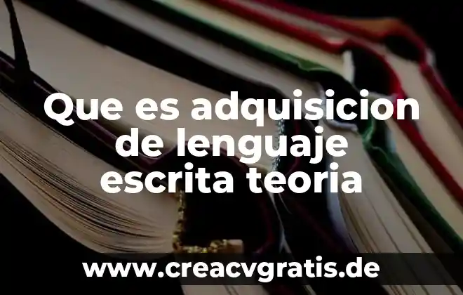 Que es la conciencia del lenguaje 7 Que es adquisicion de lenguaje escrita teoria