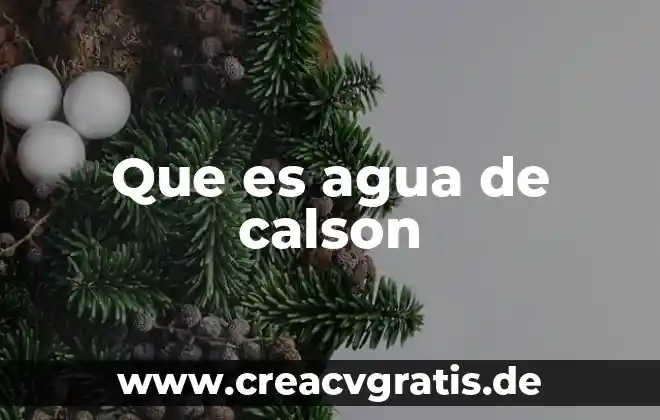 Que es sobreexplotación del agua 3 Que es agua de calson
