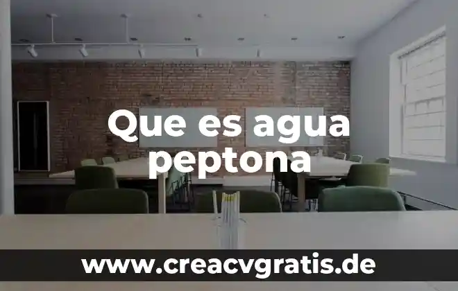 Qué es el co2 libre en agua 5 Que es agua peptona