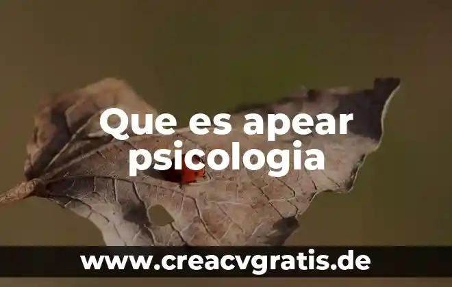 Qué es la psicología según los filosofos 6 Que es apear psicologia