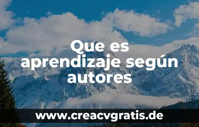 Que es historia segun tucides 7 Que es aprendizaje según autores