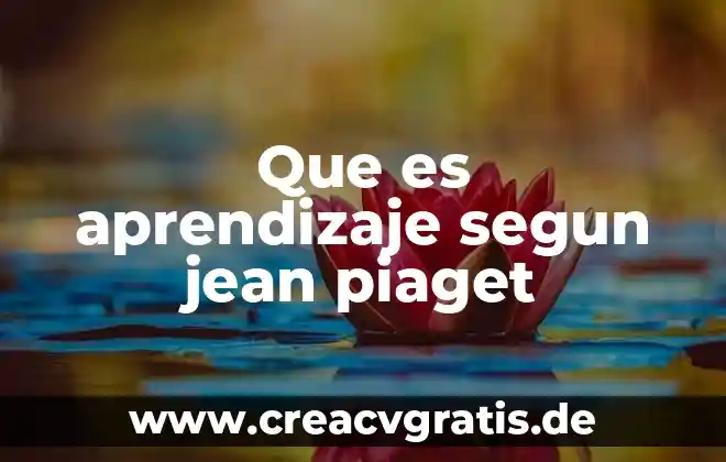 Qué es la filosofía según Jean Paul Sartre 4 Que es aprendizaje segun jean piaget