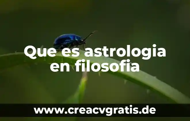 Que es la divinidad en filosofía 8 Que es astrologia en filosofia
