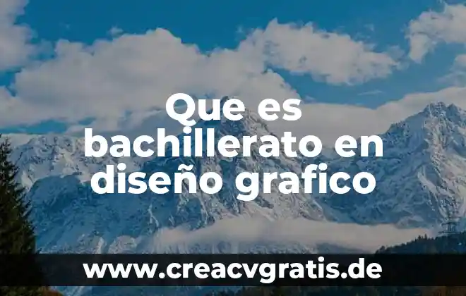 Icono gráfico que es 5 Que es bachillerato en diseño grafico