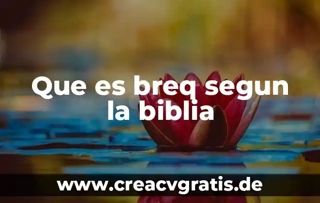 Qué es un ácido y una base teoría de lewis 3 Que es breq segun la biblia