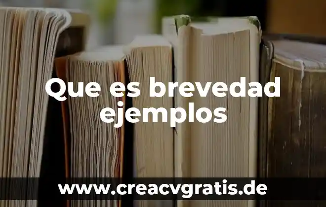 Que es un contrato tipos de contrato y ejemplos 3 Que es brevedad ejemplos