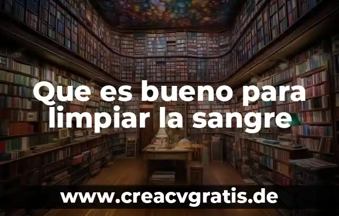 Que es bueno para los mareos fuertes 3 Que es bueno para limpiar la sangre