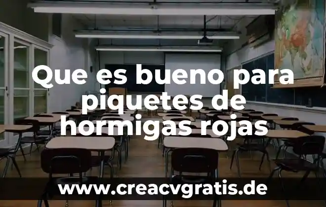 Libro que es la competitividad patricia rojas 6 Que es bueno para piquetes de hormigas rojas