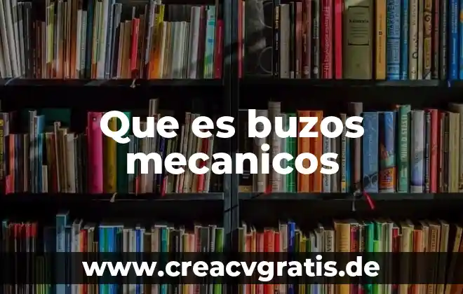 Cantante que es el icono de la nueva generaci贸n 8 Que es buzos mecanicos