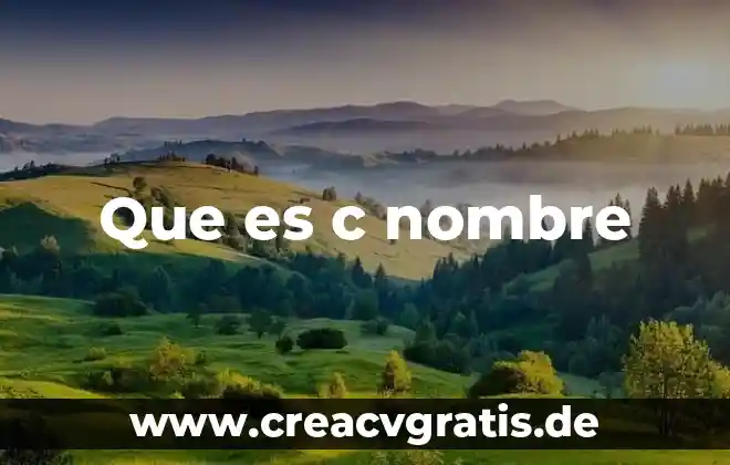Que es el nombre de un documento 4 Que es c nombre