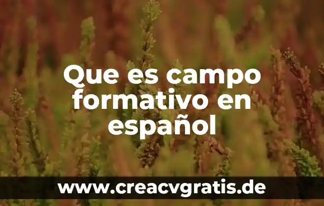 Qué es un metáfora y ejemplos español 8 Que es campo formativo en español