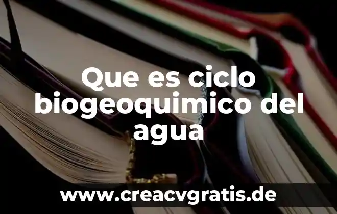 Que es ciclo del agua 3 Que es ciclo biogeoquimico del agua