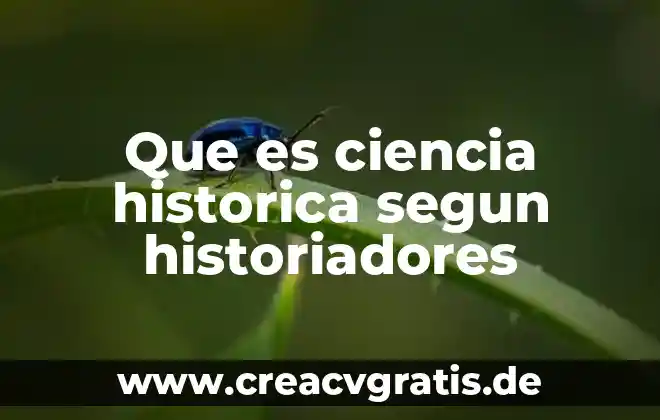 Que es historia segun tucides 5 Que es ciencia historica segun historiadores