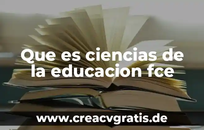 Qué es significado nominativo 5 Que es ciencias de la educacion fce