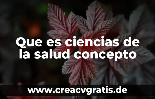 Que es insomne concepto 5 Que es ciencias de la salud concepto