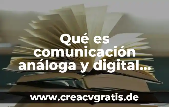 Que es ser persona yahoo 8 Qué es comunicación análoga y digital Yahoo