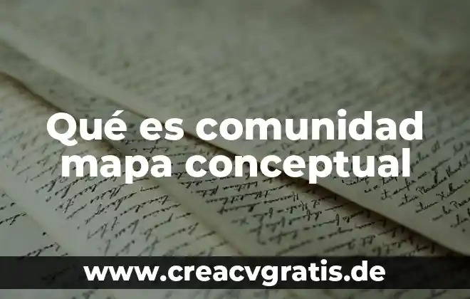Que es mas grande una poblacion o comunidad 3 Qué es comunidad mapa conceptual