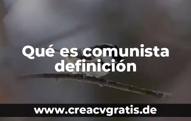 Que es una señal definicion ejemplos 3 Qué es comunista definición