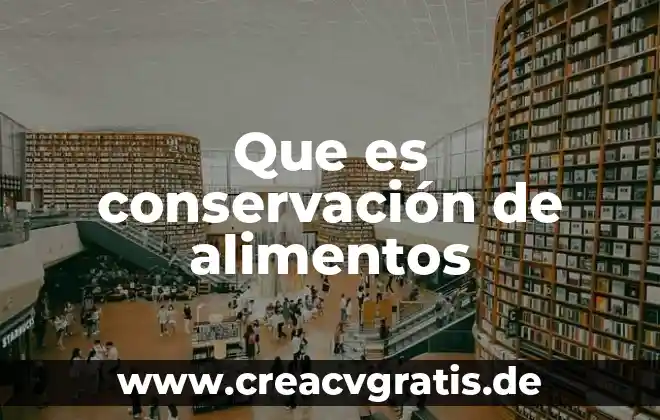 Que es contaminacion alimentos 3 Que es conservación de alimentos
