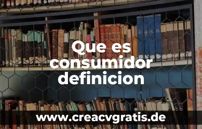 Qué es un compuesto inorgánico definición 5 Que es consumidor definicion