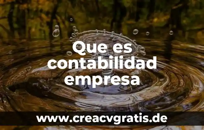 Que es compromiso y tipos de compromiso en una empresa 3 Que es contabilidad empresa