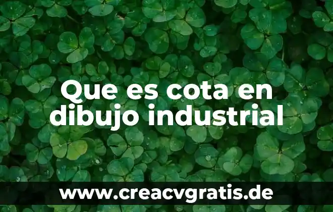 Qué es semejanza y cuáles son los tipos 5 Que es cota en dibujo industrial