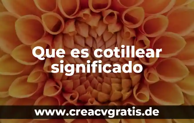 Que es ristre significado 7 Que es cotillear significado