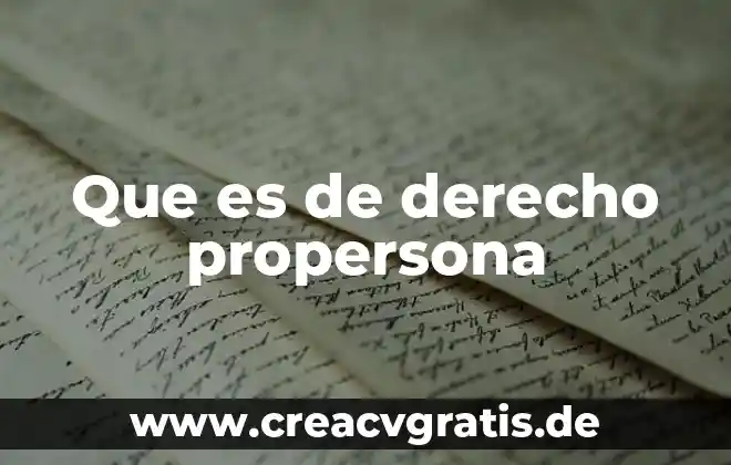 Qué es un derecho vigente en la sociedad 8 Que es de derecho propersona