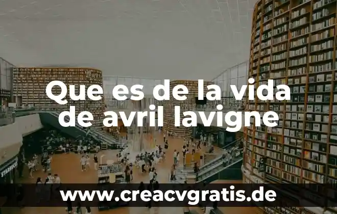 Que es un laberinto en la vida 8 Que es de la vida de avril lavigne