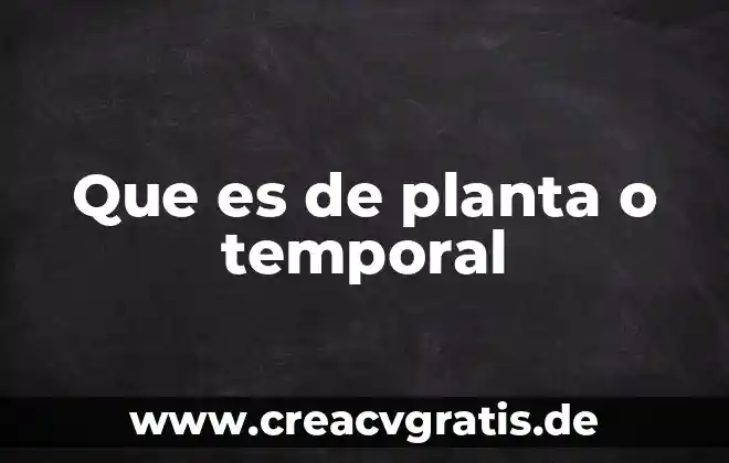 Que es la ley de amnistía en bolivia 3 Que es de planta o temporal