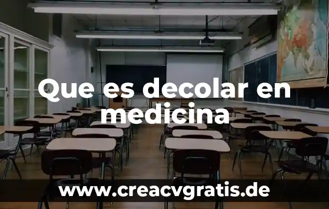 Qué es DHE en medicina 5 Que es decolar en medicina
