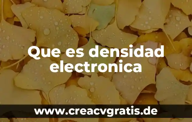 ¿Qué es Bootstrap en Electrónica? 4 Que es densidad electronica