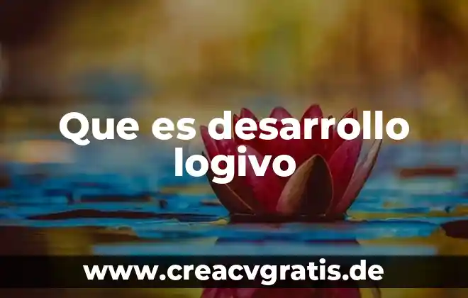 Que es objetivo de desarrollo de cuentas 5 Que es desarrollo logivo