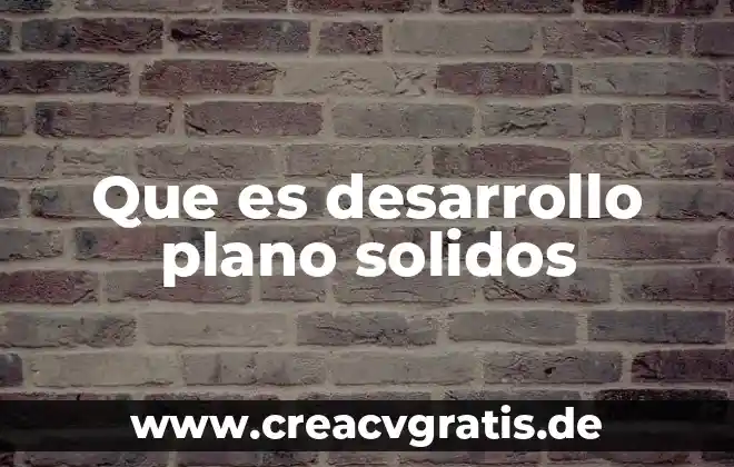 Qué es el símbolo más en un plano arq 6 Que es desarrollo plano solidos