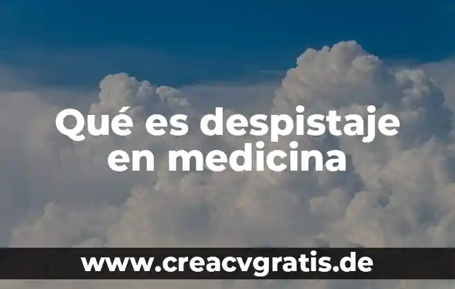 Que es vigilia en medicina 4 Qué es despistaje en medicina