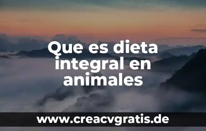 Que es un nombre propio ejemplos de animales 4 Que es dieta integral en animales