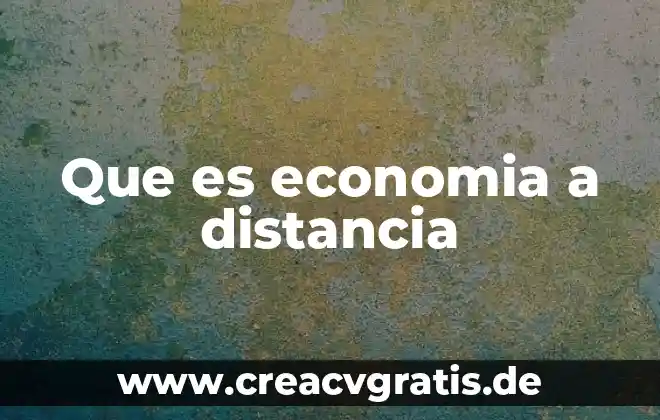 Libros que es gasto en economía 3 Que es economia a distancia