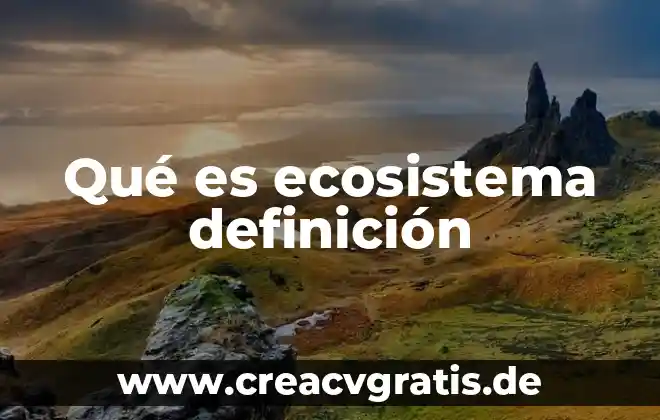 Qué es una lechuza definición 4 Qué es ecosistema definición