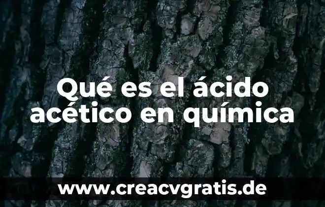 Qué es el ácido muriático nombres similares 4 Qué es el ácido acético en química