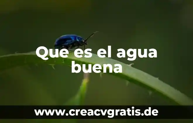 Diclo tecno dicloxacilina para que es buena 7 Que es el agua buena