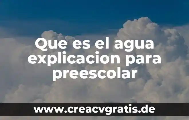 Que es un profeta explicacion para niños 5 Que es el agua explicacion para preescolar