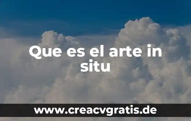 Que es arte celta 8 Que es el arte in situ