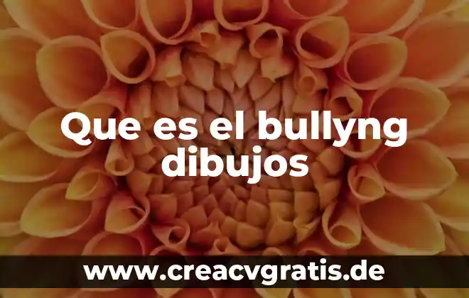 Que es el bien en dibujos 6 Que es el bullyng dibujos