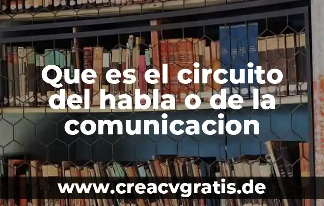 Que es el mensaje en comunicacion 5 Que es el circuito del habla o de la comunicacion