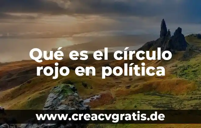 Que es mejor del color del arma azul o rojo 6 Qué es el círculo rojo en política