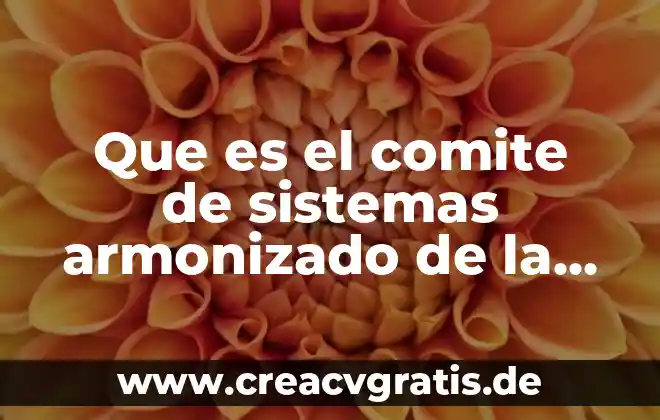 Que es la drogadiccion segun los cientificos 8 Que es el comite de sistemas armonizado de la oma