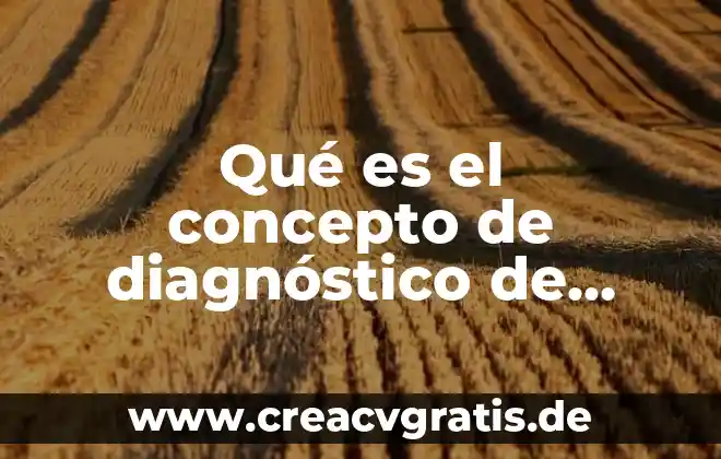Qué es un diagnóstico participativo y cómo se hace uno 8 Qué es el concepto de diagnóstico de franquiciabilidad